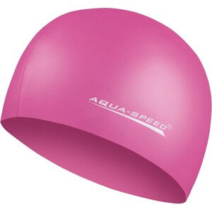 Plavecká čepice model 18787887 Pink Dark Pattern 27 - AQUA SPEED Velikost: L/XL