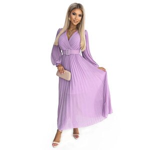 Dámské šaty  NUMOCO model 18796825 - numoco basic Barva: světle fialová, Velikost: Univerzální