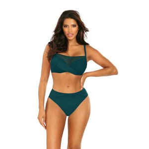 Dámské dvoudílné plavky Fashion16 1002N2 7b zielony - SELF Barva: Zelená, Velikost: 70/C