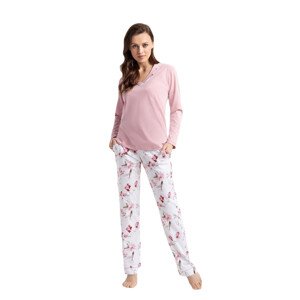 Dámské pyžamo model 18833216 pink plus  Růžová 3XL - Luna