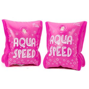 AQUA SPEED Plavecké rukávy Aqua Premium Pink Pattern 03 Velikost: 18-36 kg