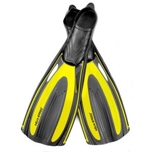 AQUA SPEED ploutve se šnorchlem Hydro Yellow Pattern 18 Velikost: 44-45