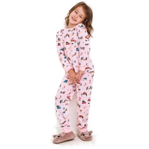 Dívčí pyžamo 2834 Laura - TARO Růžová 140