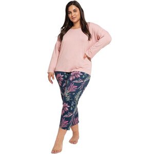 Dámské pyžamo   model 18867820 - Taro Barva: Růžová, Velikost: 3XL