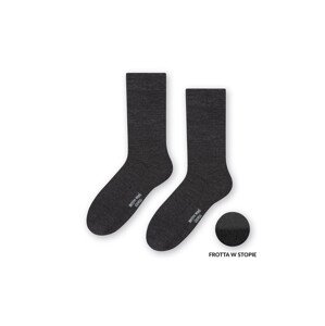 Ponožky  Merino Wool model 18872969 - Steven Barva: hnědá melanž, Velikost: 44-46