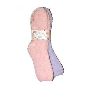 Dámské ponožky WiK 37417 Happy Kuschel Super Soft ABS A'2 35-42 pudrově fialová 35-42