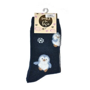 Dámské ponožky WiK 37715 Socks For Love 35-42 modrá 35-38