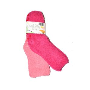 Dámské ponožky WiK 37419 Happy Kuschel Super Soft ABS A'2 35-42 fuchsiově růžová 35-42