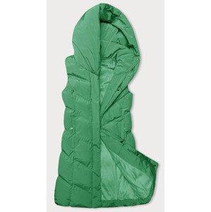 Zelená dámská vesta se stojáčkem a kapucí (23-011) zielony S (36)