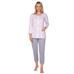 Dámské pyžamo model 18910506 pink - Regina Barva: Růžová, Velikost: XL
