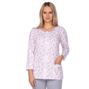 Dámské pyžamo model 18910510 pink plus - Regina Barva: Růžová, Velikost: 3XL
