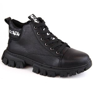 Sergio Leone W SK423 černé zateplené boty na platformě Velikost: 40