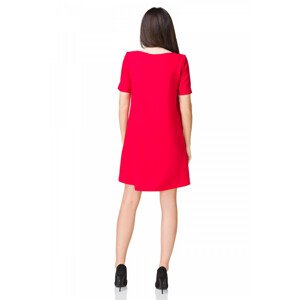 Dámske spoločenské šaty T203/6 červené - Tessita L/XL