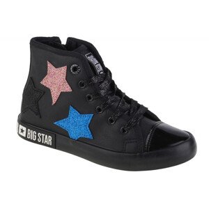 Dievčenské Junior členkové topánky II374028 - Big Star 33 černá- MIX barev