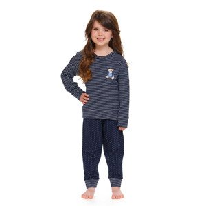 Dívčí pyžamo 5255 - Doctornap tmavě modrá 128