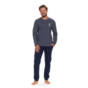 Pánské pyžamo model 18963594 - Doctornap Barva: tmavě modrá, Velikost: L