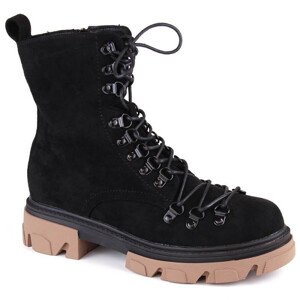 Vinceza W JAN255 černé semišové zateplené boty Velikost: 37