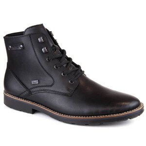 M černé zateplené kožené nepromokavé boty model 18968519 - Rieker Velikost: 40