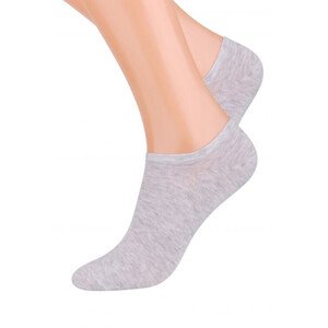 dámské kotníkové ponožky  Šedá  model 18970156 - Wola Velikost: one size, Barvy: šedá