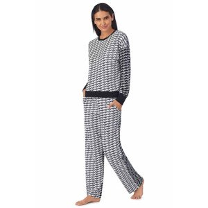 Dámske pyžamo YI2822685F čierno biely vzor - DKNY XS