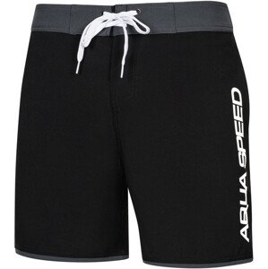 AQUA SPEED Plavecké šortky Evan Black/Grey vzor 13 Velikost: XL