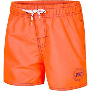 AQUA SPEED Plavecké šortky Liam Orange Pattern 75 Velikost: 4\6