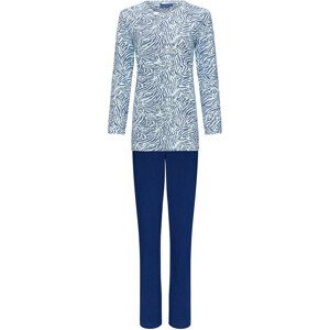 Dámské pyžamo 20232-160-2 modré se vzorem - Pastunette 40