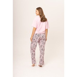 Dámské pyžamo růžová vzor  model 19001964 - Karol Velikost: 3XL