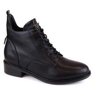 Filippo zateplené boty s plochým podpatkem W PAW479 černá Velikost: 36