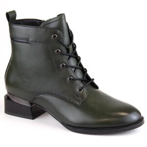 Vinceza W JAN253A zelené zateplené boty na podpatku Velikost: 39