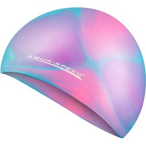 Plavecká čiapka Bunt Multicolour Pattern modro/ružová - AQUA SPEED one size
