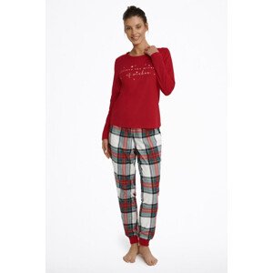 Dámské vánoční pyžamo Mystical červené červená XL