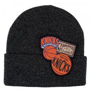 Mitchell & Ness New York Knicks NBA XL Logo Patch Knit Hwc Knicks HCFK4341-NYKYYPPPBLCK Kšiltovka Velikost: OSFM