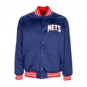 Mitchell & Ness NBA Heavyweight Satin Jacket New Jersey Nets OJBF3413-NJNYYPPPNAVY pánské Velikost: L