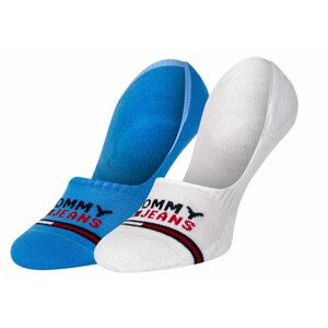 Ponožky Tommy Hilfiger Jeans 2Pack 701218959 White/Blue Velikost: 43-46