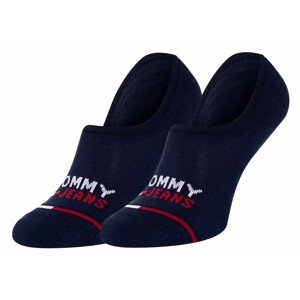 Ponožky Tommy Hilfiger Jeans 2Pack 701218958 Navy Blue Velikost: 43-46