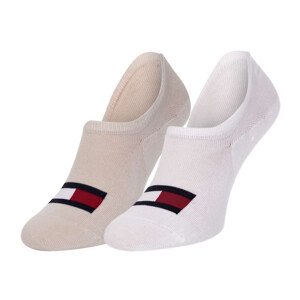 Ponožky Tommy Hilfiger 701219137004 White/Beige Velikost: 43-46