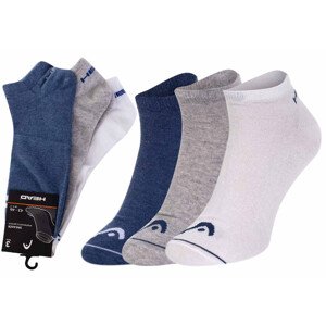 Ponožky HEAD 761010001 Blue Jeans/White/Grey Velikost: 43-46