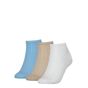 Ponožky Tommy Hilfiger 701222654001 Bílá/béžová/modrá Velikost: 35-38