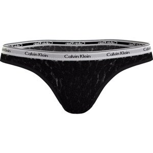 Calvin Klein Spodní prádlo Tanga 000QD5049EUB1 Black Velikost: S