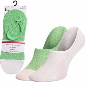 Ponožky Tommy Hilfiger 701222652004 White/Green Velikost: 39-42