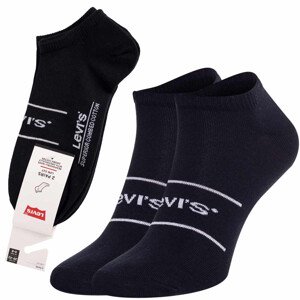 Ponožky Levi's 701203953006 Black Velikost: 39-42