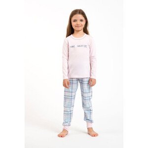 Dívčí pyžamo Glamour růžové růžová 146/152
