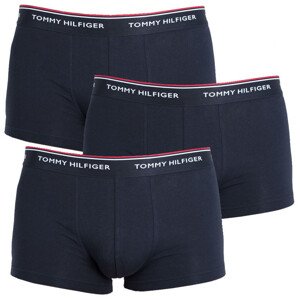 3PACK pánské boxerky Tommy Hilfiger černé M kratší kalhotky všechny multipacky