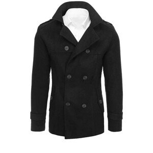 Pánský černý kabát model 19183787 - Dstreet Velikost: XL