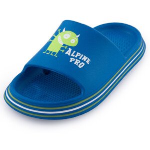 Dětské obuv letní ALPINE PRO LARINO electric blue lemonade 32