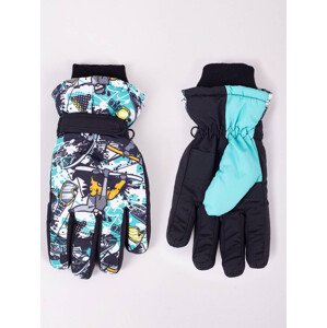 Yoclub Dětské zimní lyžařské rukavice REN-0299C-A150 Vícebarevné 16