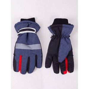 Yoclub Dětské zimní lyžařské rukavice REN-0298C-A150 Navy Blue 16