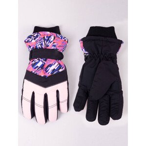 Yoclub Dětské zimní lyžařské rukavice REN-0318G-A150 Multicolour 14