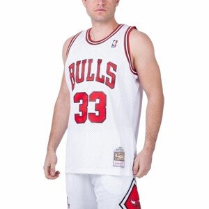 Mitchell & Ness Chicago Bulls NBA Home Swingman Jersey Bulls 97-98 Scottie Pippen M SMJYAC18054-CBUWHIT97SPI pánské XXL